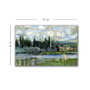 Wallity Pintura decorativa en lienzo Claude Monet 45 x 70 cm